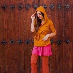 Bohemian Folk fleece jacket